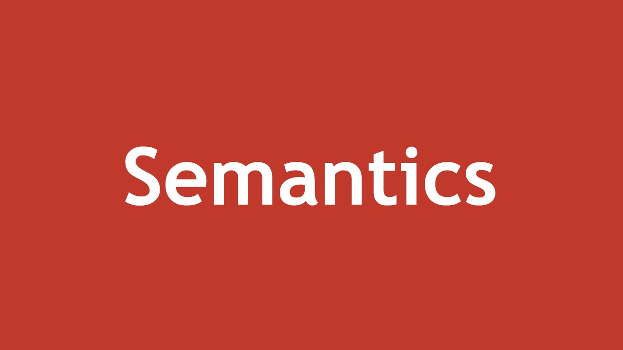 [ Html5 In Arabic ] # 04 – Whats Semantics?
