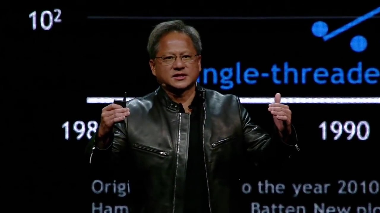 Artificial Intelligence(AI) Defies Moore's Law! NVIDIA CEO Jensen Huang, GTC 2017 Keynote