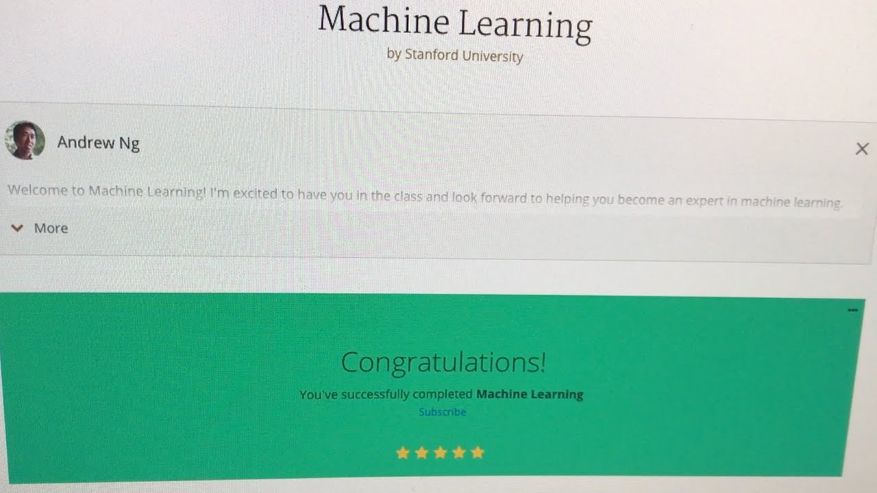 Completing Andrew Ng's Machine Learning Course on Coursera | 100 Days of Code 12