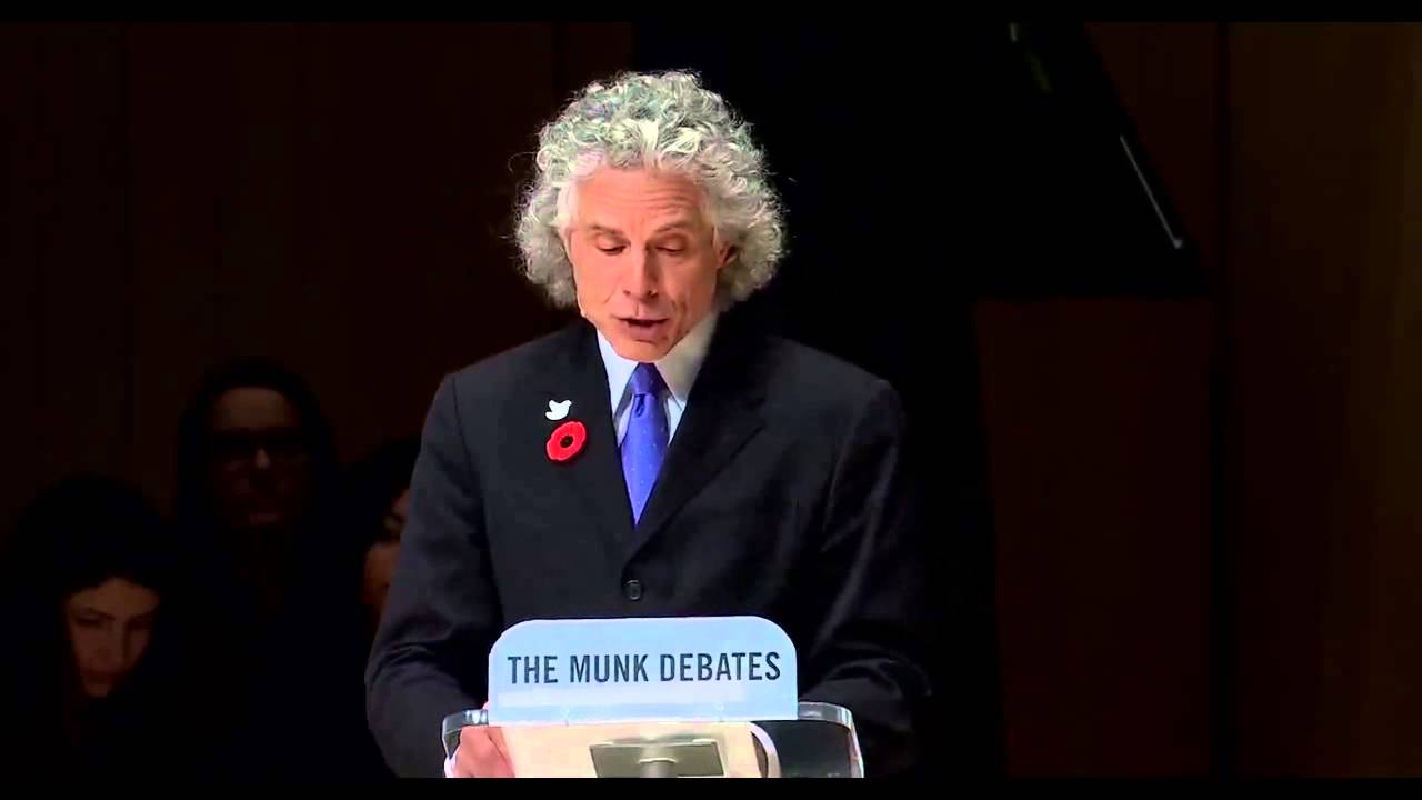 Steven Pinker at the Munk Debate on Progress