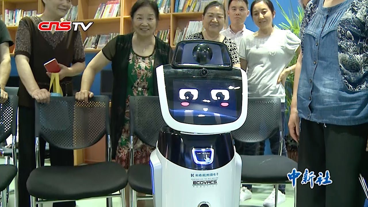 智能机器人能卖萌会耍宝会唱“小燕子” / Intelligent robot made in China