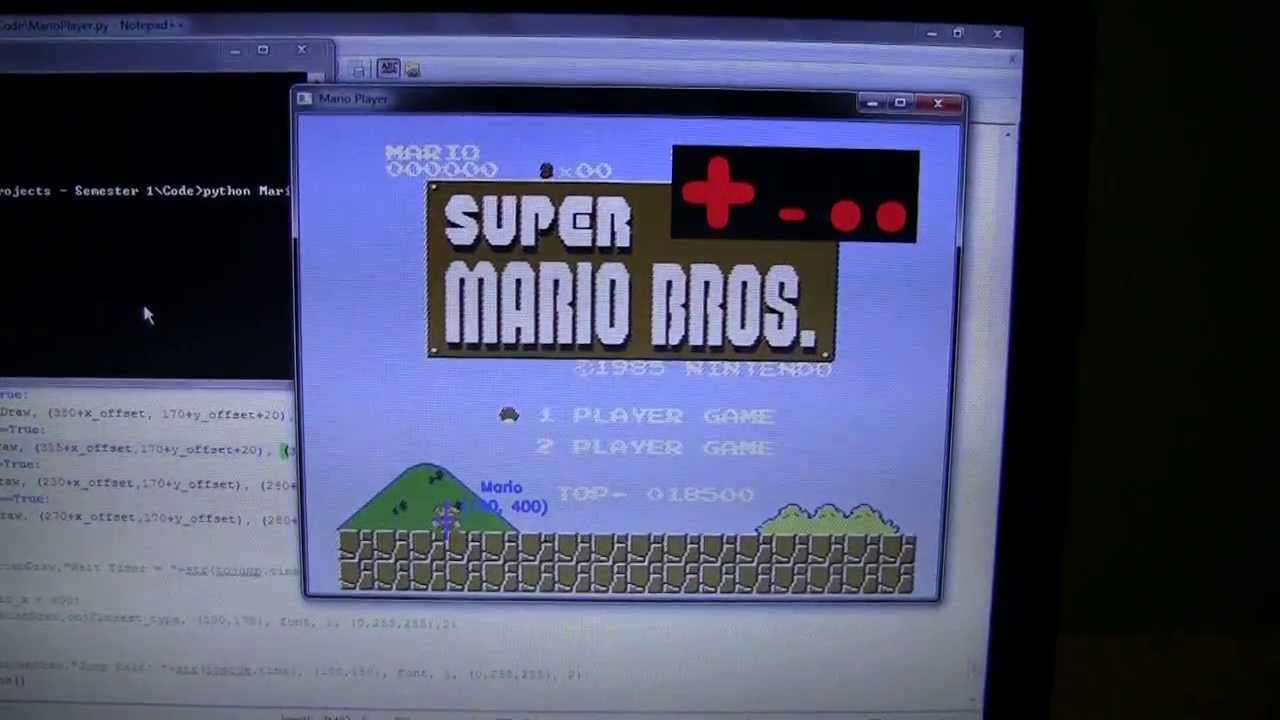 Super Mario Bros AI: Arduino and Python