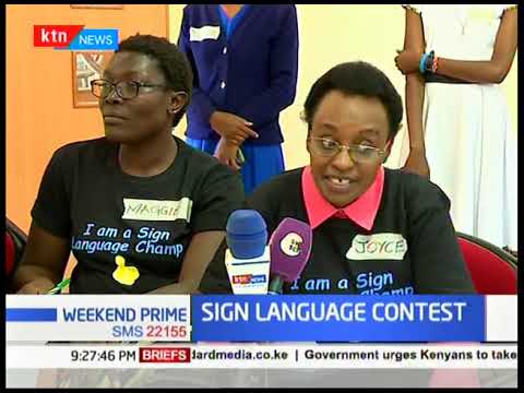 Sign Language Contest: Sept is deaf awareness month, families are meeting in Muthaiga for contest