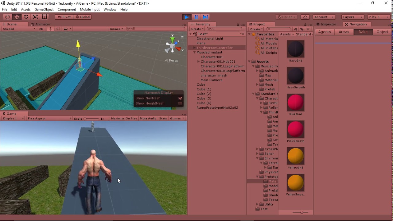 Moving on Ramp and Narrow Places – Basic Of Game AI in Unity