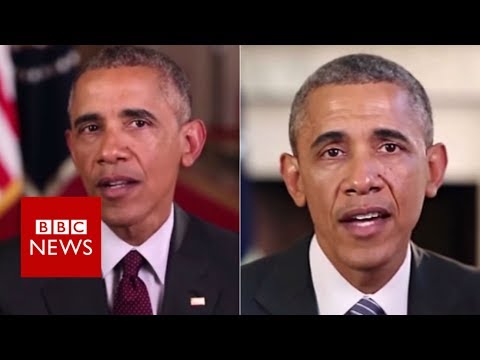 Fake Obama created using AI video tool – BBC News
