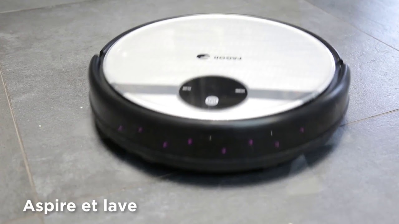 Aspi Robot Laveur Intelligent 3 en 1 avec télécommande