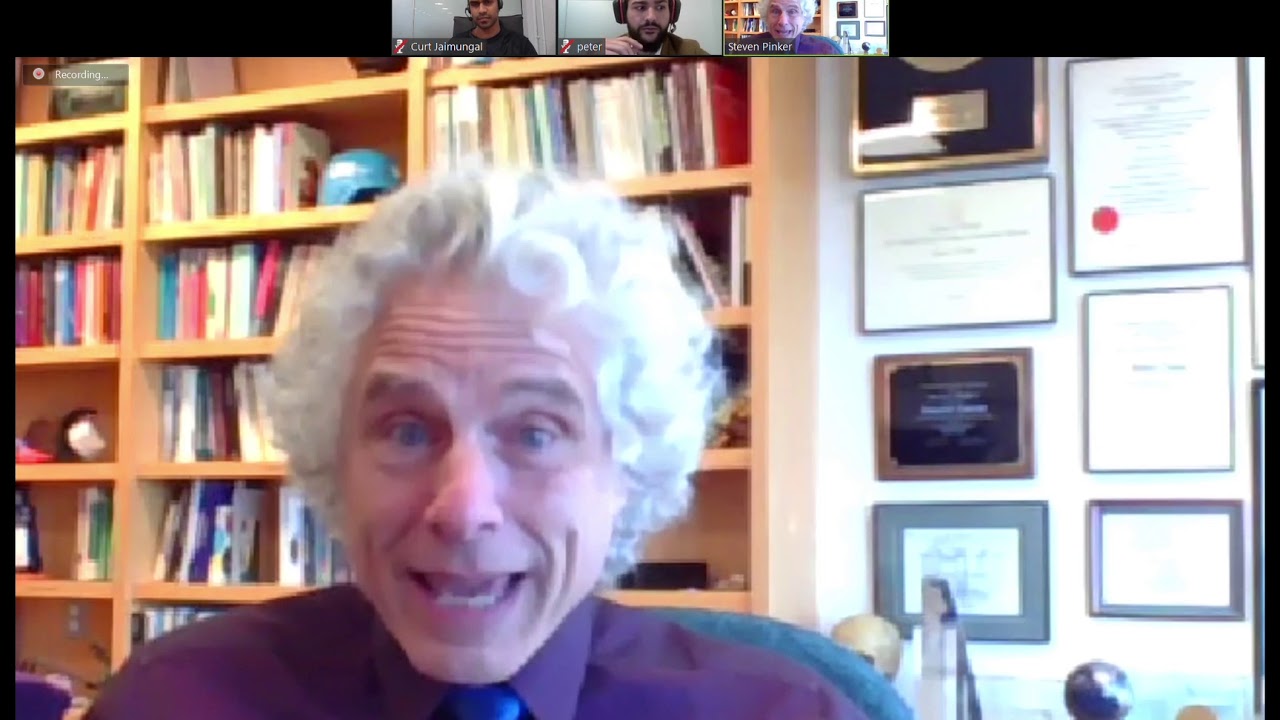 Steven Pinker on the radical left, Jordan Peterson, Chomsky, and Sam Harris.