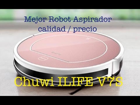 Mejor Robot Aspirador Chuwi ILIFE V7S Intelligent Robotic Vacuum Cleaner Unboxing and Review Español