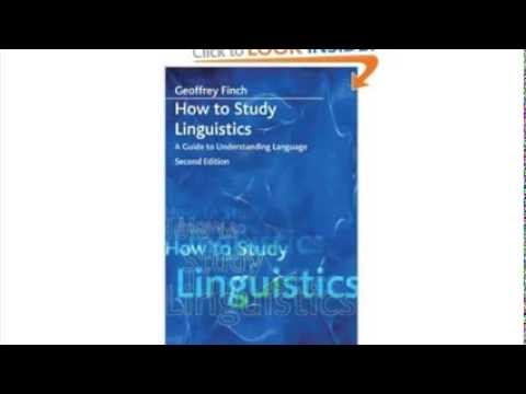 General Linguistics Introduction