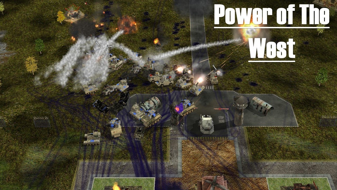 Power of The West Version 1.6 – Super Weapon General vs Hard AI / Lots of Good Toys