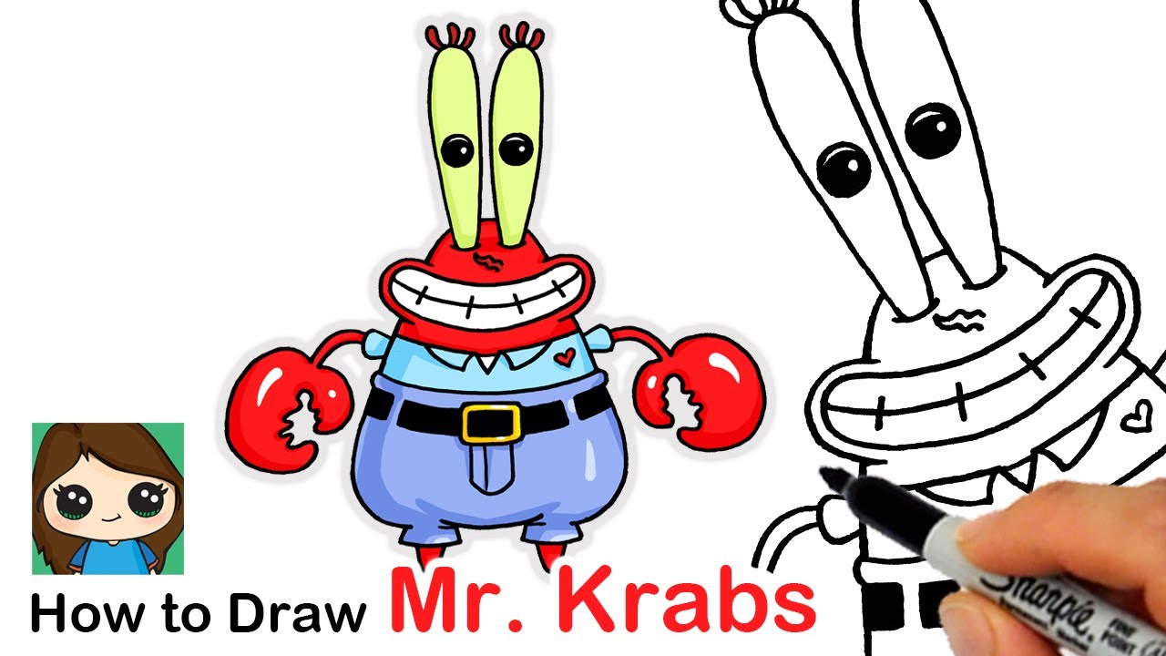 How to Draw Mr. Krabs | SpongeBob SquarePants