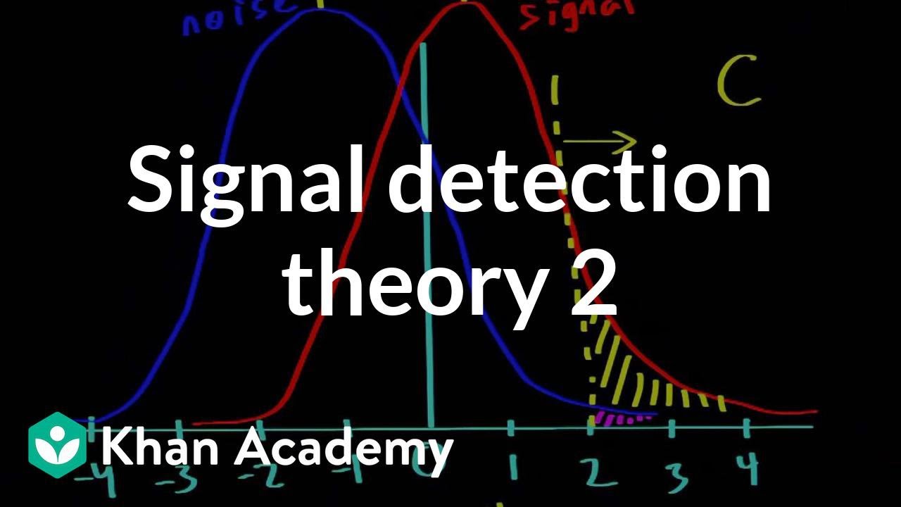 Signal detection theory – part 2 | Processing the Environment | MCAT | Khan Academy