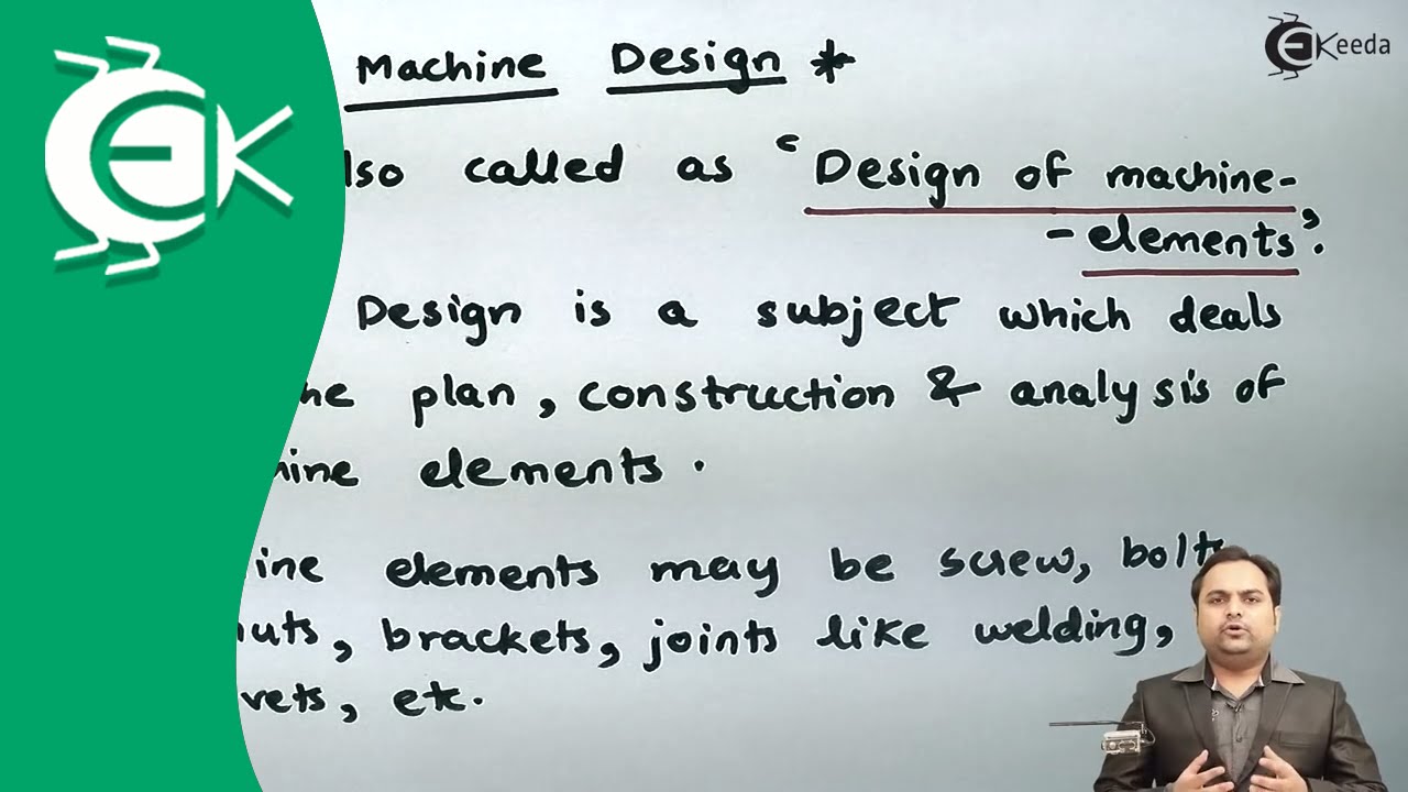 Definition of Machine Design – Introduction to Design of Machine – Design of Machine