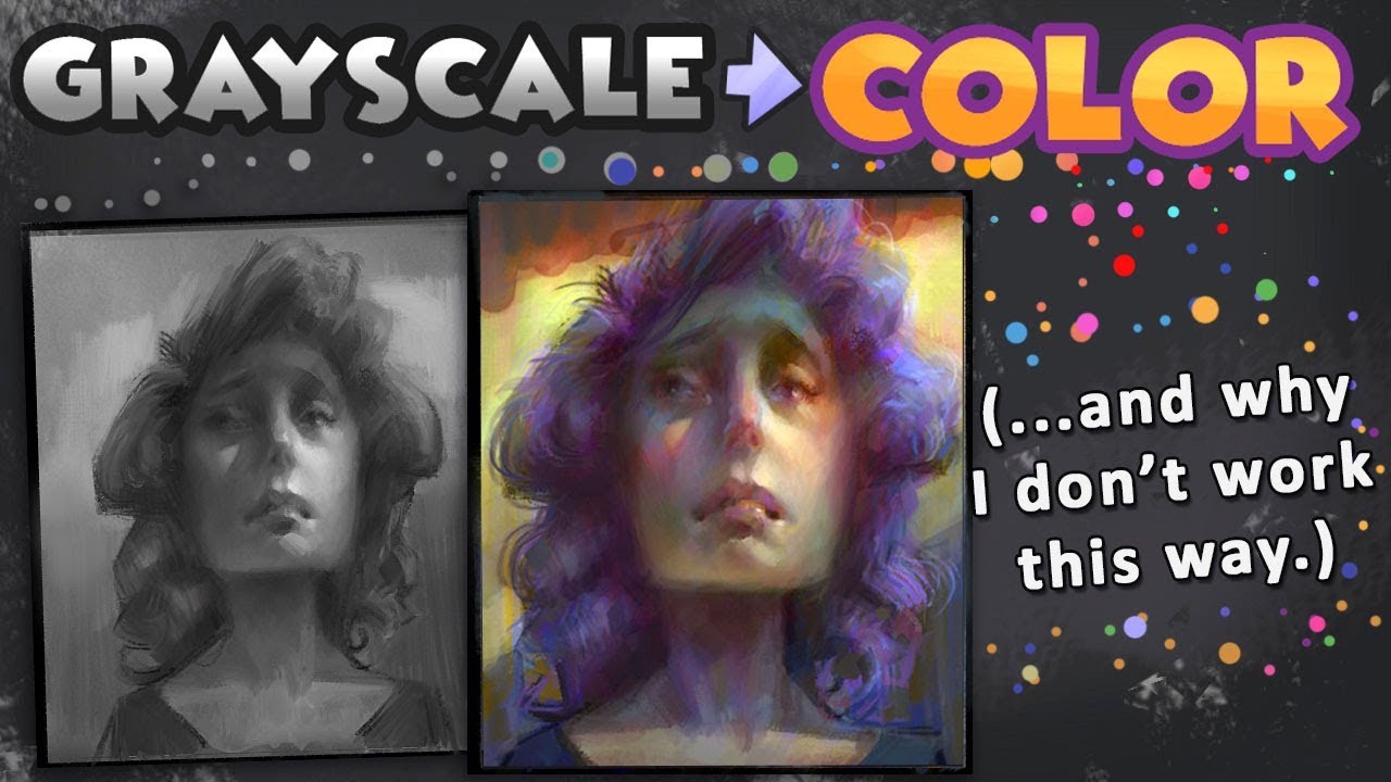 Grayscale To Color Art Process … and why I don't use it