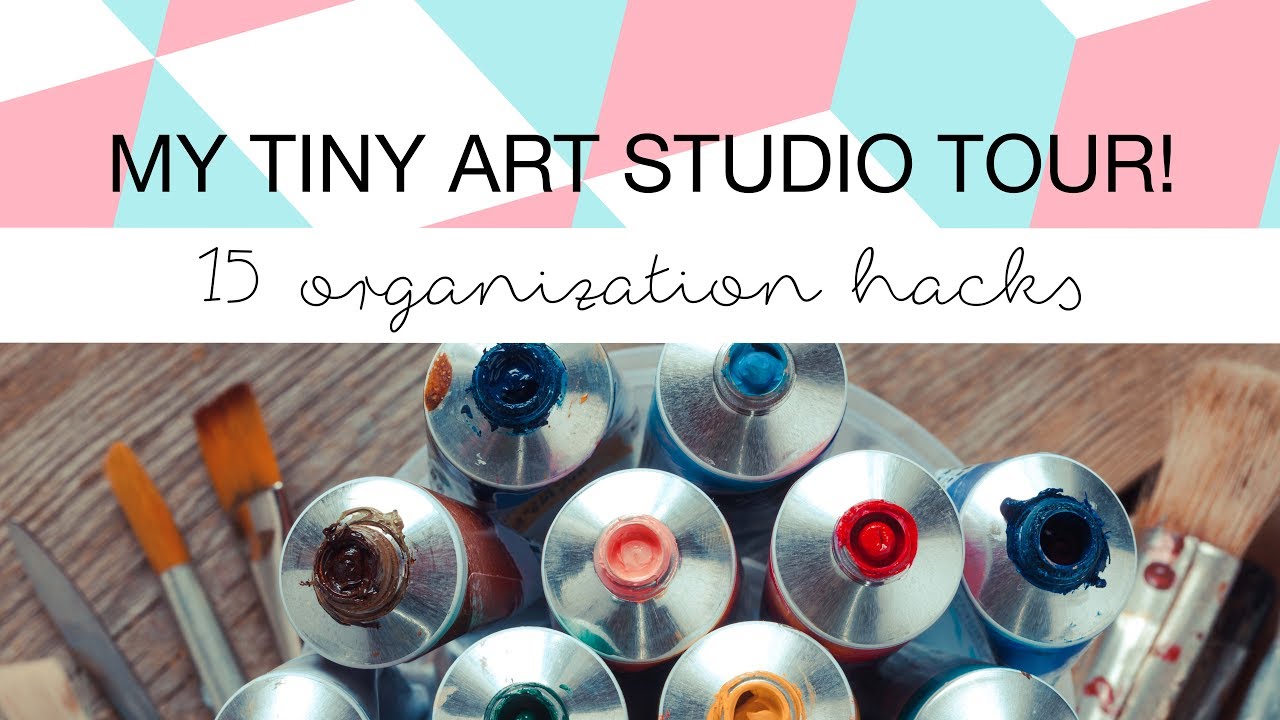 Minimalist Art Studio / Work Space Tour | Tips & Ideas