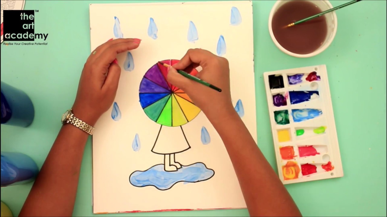 Painting a Color Wheel | How to paint the colour wheel | Color Theory Basics