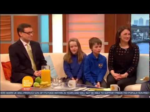Dr Andy Clark talks about peanut allergy research from King's College London on Good Morning Britain