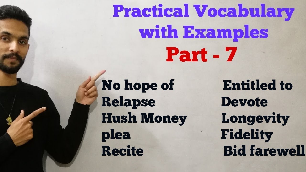 Vocabulary Lessons | | Newspaper, Examination Vocabulary || Common Words meaning | Part 7