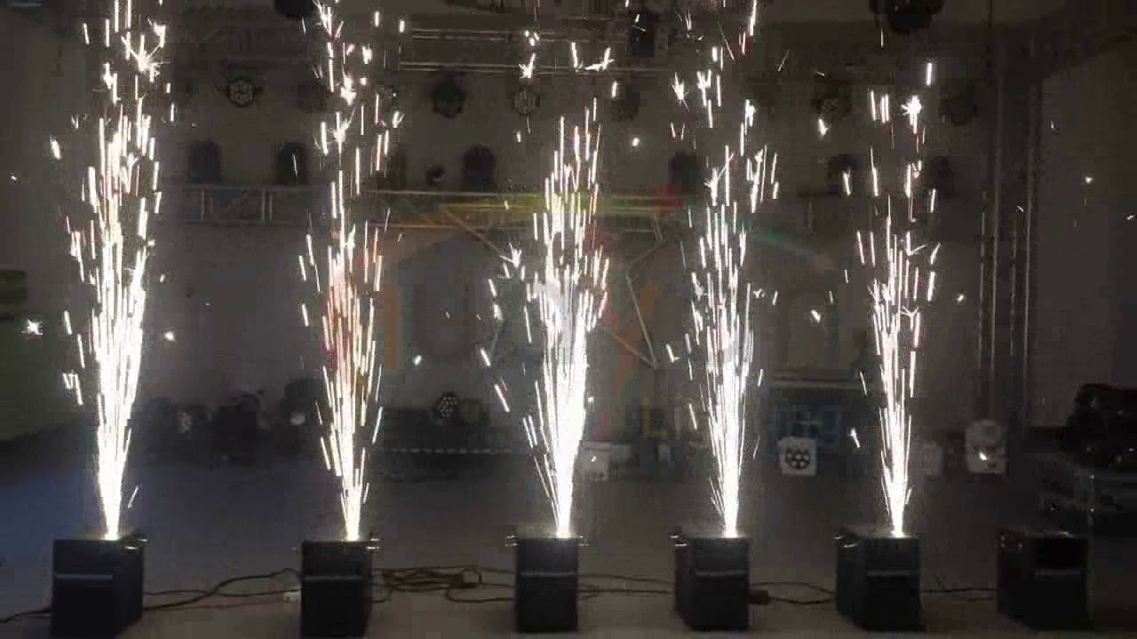 DMX Intelligent Fireworks Machine Sparkular indoor cold spark fountain