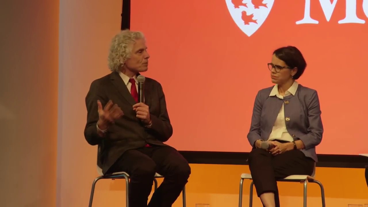 Steven Pinker in conversation with McGill professor Jennifer Welsh