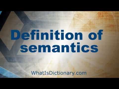 What Is semantics – Define semantics Definition & Meaning | WhatIsDictionary.com