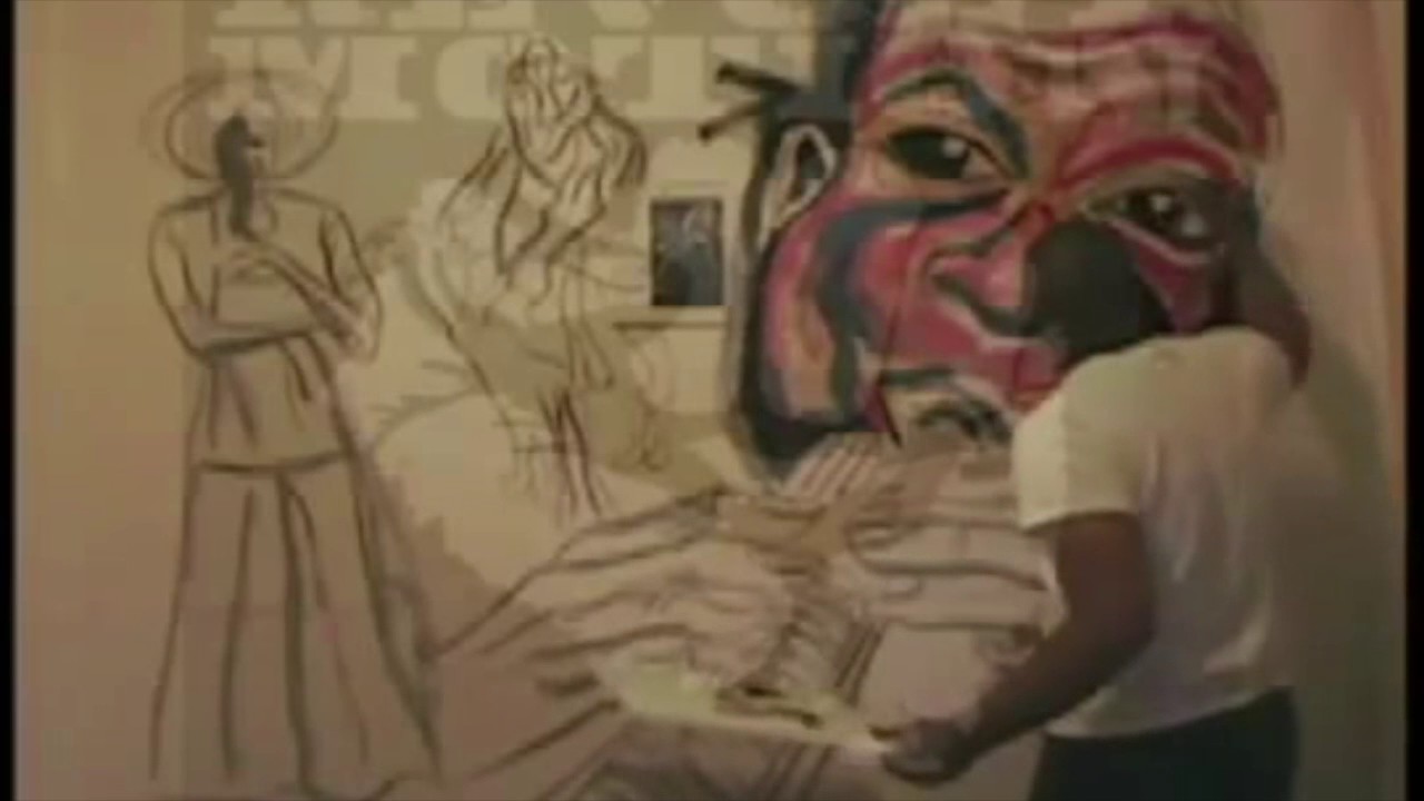 Atlanta Artist Corey Barksdale Painting Video