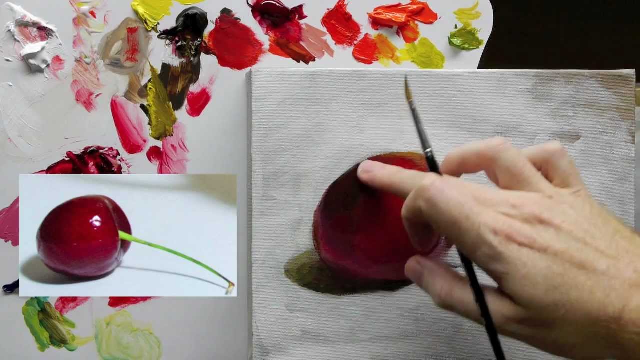 Beginners Acrylic Still Life Painting Techniques demo – Part 4 of 4