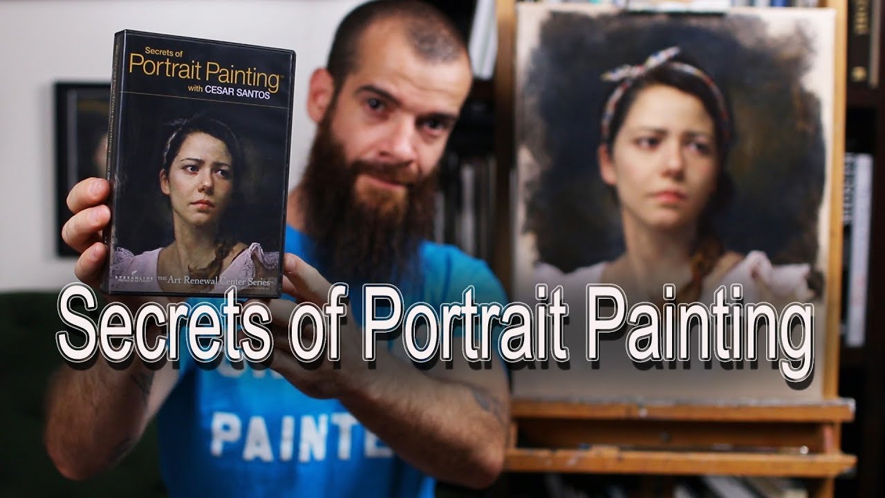 Secrets of Portrait Painting. Cesar Santos vlog 025