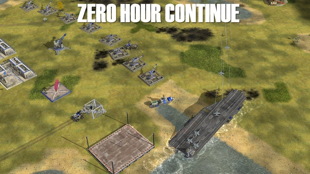 Generals Zero Hour Continue V2.0 Beta – USA Naval vs Hard AI / Tournament Red Alert Map