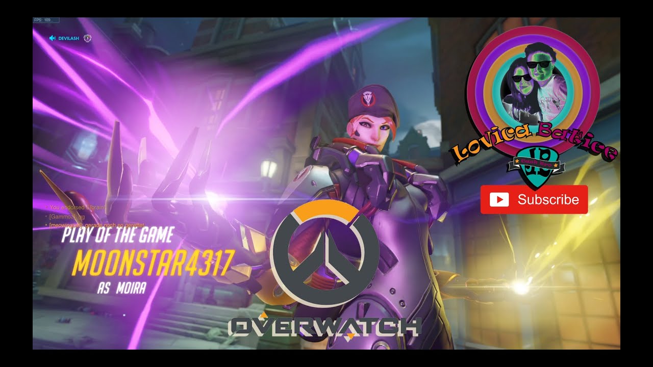 Overwatch – Gameplay #261 – Moira – Player of the Game
