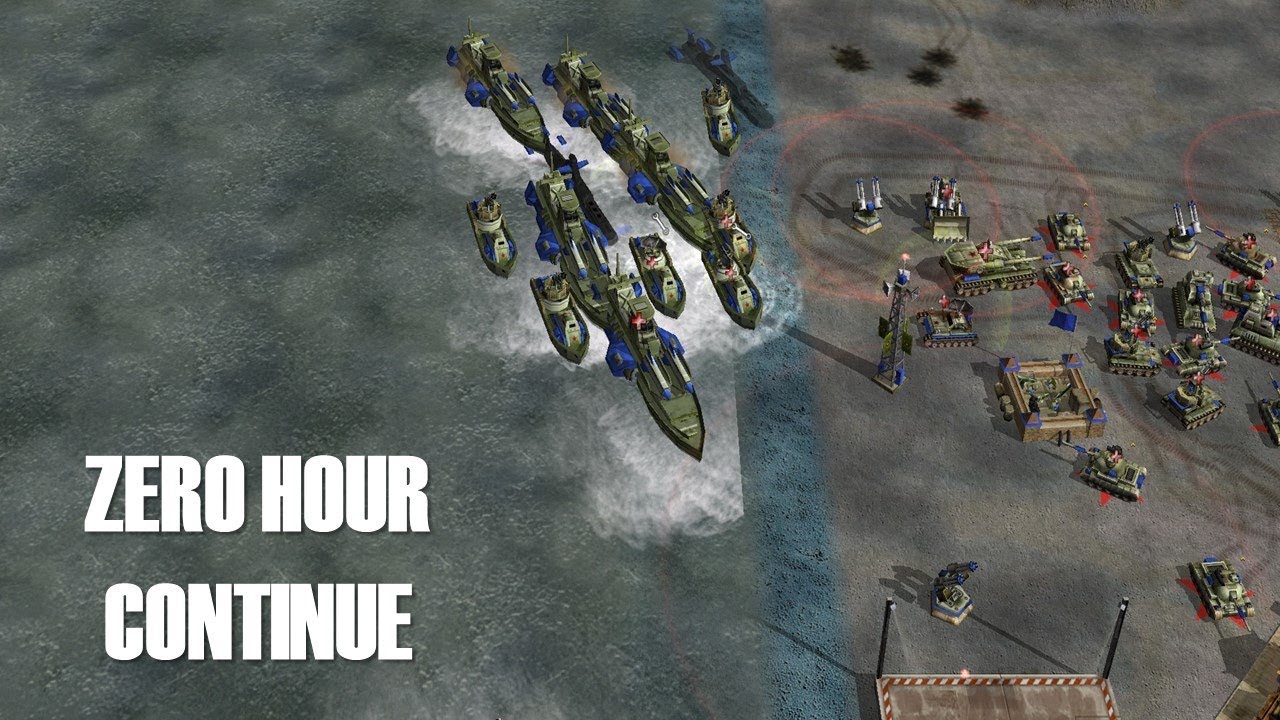 Generals Zero Hour Continue V2.0 Beta – China Naval vs Hard AI / Chinese Dreadnought's
