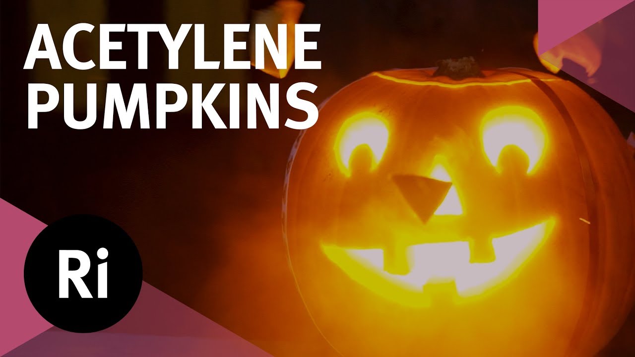 Exploding Acetylene Pumpkins! Halloween Science