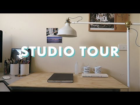 ART STUDIO & WORKSPACE TOUR
