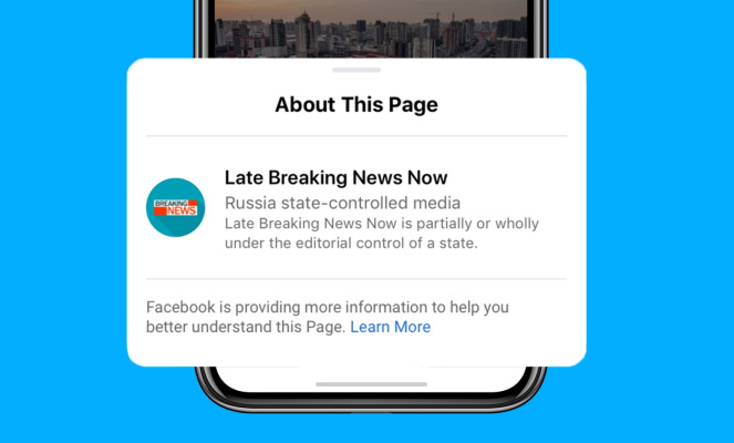 Facebook adds labels identifying state-controlled media – TechCrunch
