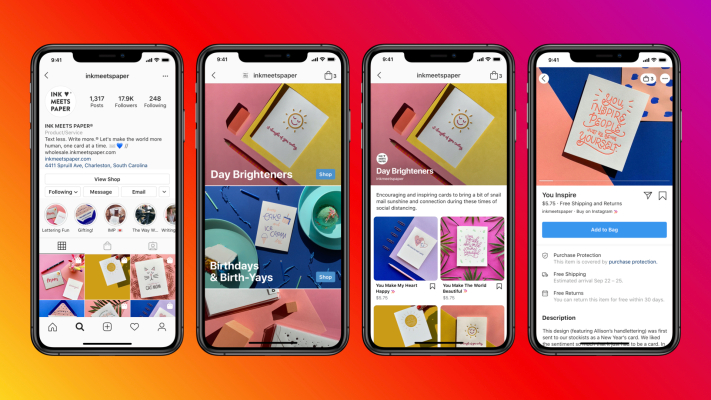 Instagram launches its redesigned Shop, now powered by Facebook Pay – TechCrunch
