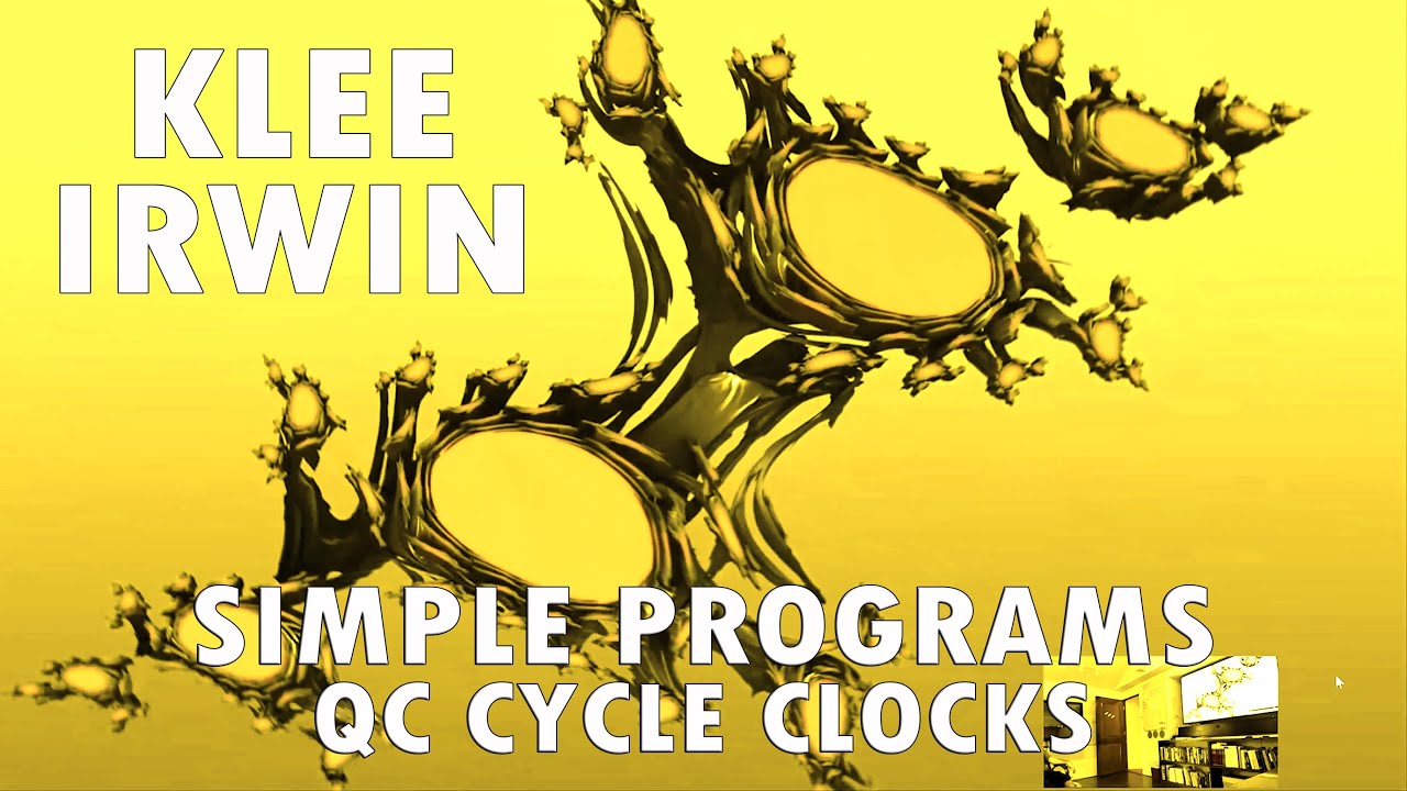Klee Irwin   – Simple Programs – QC Cycle Clocks