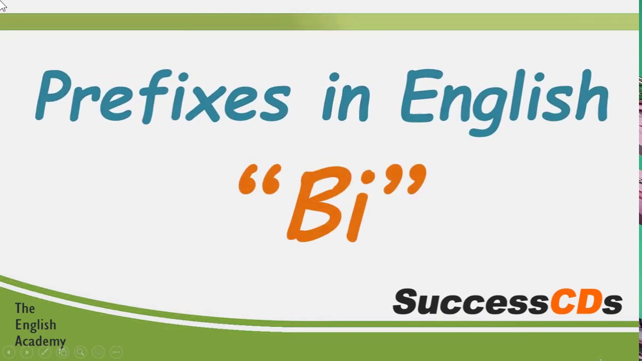 Bi prefix words in English – Words with prefix bi and their meaning