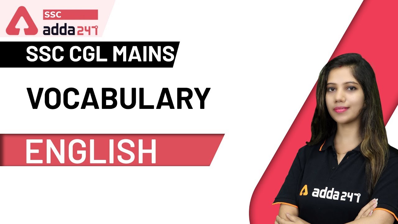 English Vocabulary Words with Meaning | SSC CGL Mains