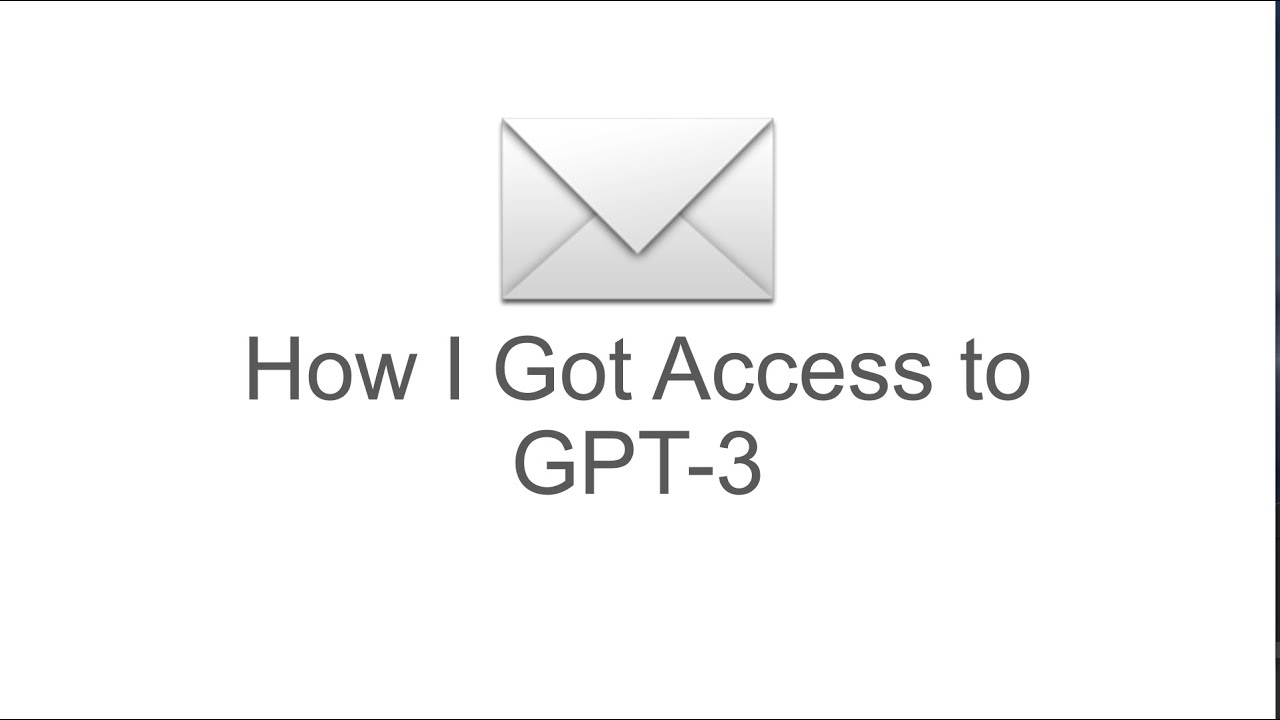 How I Got Beta Access to OpenAI's GPT-3 API