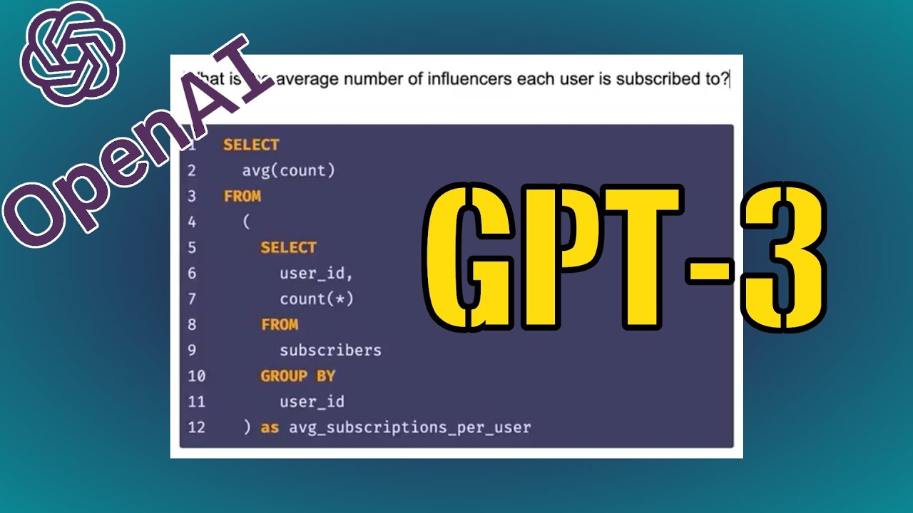 OpenAI's New Language Generator: GPT-3 | This AI Generates Code, Websites, Songs & More From Words