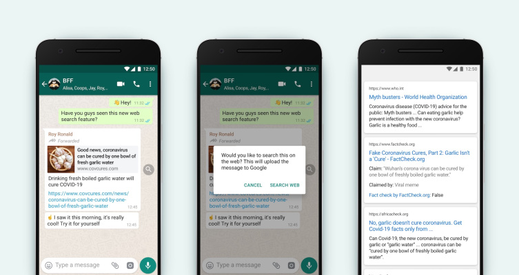 WhatsApp pilots new feature to fight misinformation: Search the web – TechCrunch