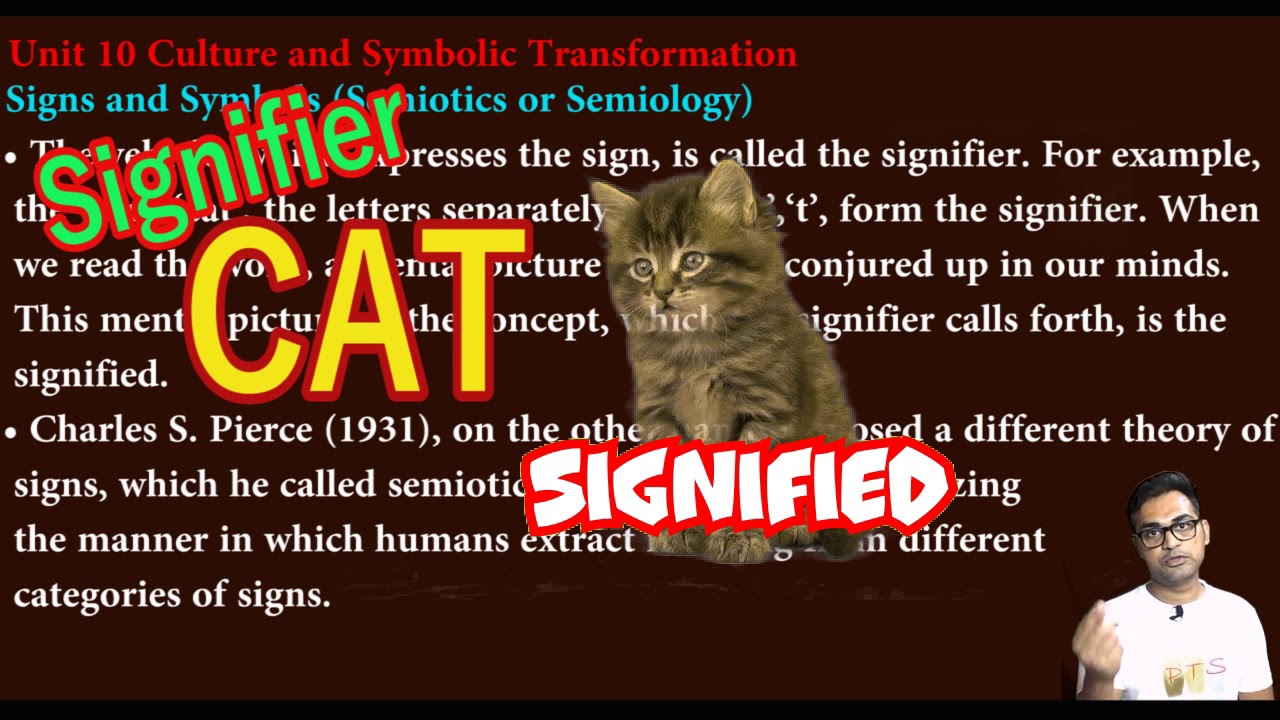 Unit 10 – Signs and Symbols (Semiotic)