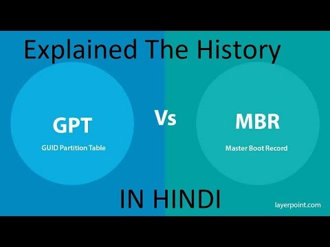 [Hindi] GPT VS MBR ? Explained The History
