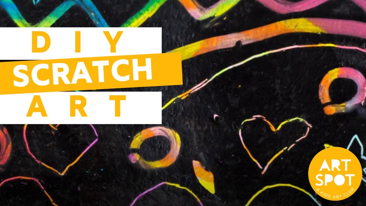 DIY Scratch Art: A Simple 2-Step Art Activity for Kids