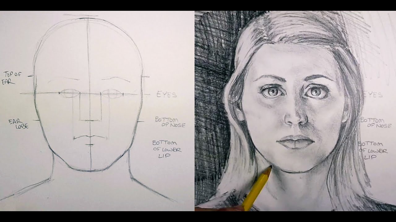 How to Draw Facial Proportions