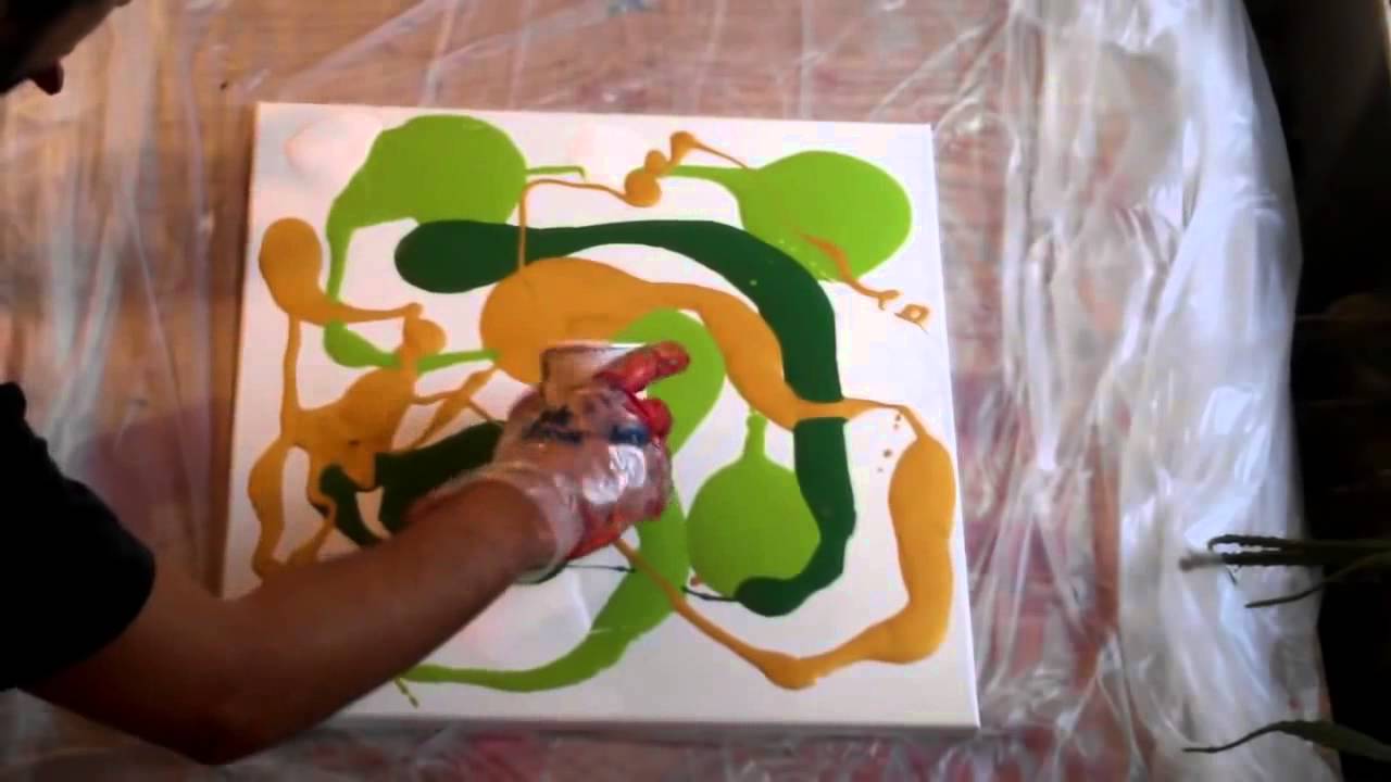 La técnica del action painting