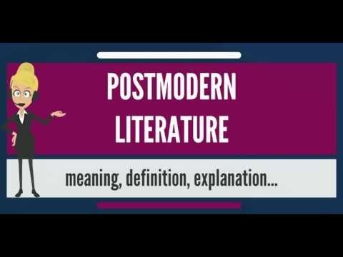 What is POSTMODERN LITERATURE? What does POSTMODERN LITERATURE mean?
