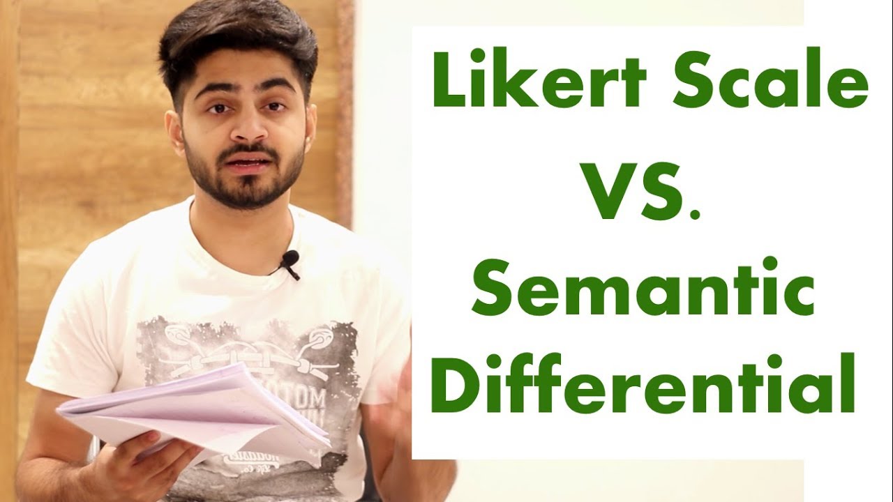 LIKERT SCALE VS. SEMANTIC DIFFERENTIAL SCALE IN HINDI | Concept and Difference | Marketing Research