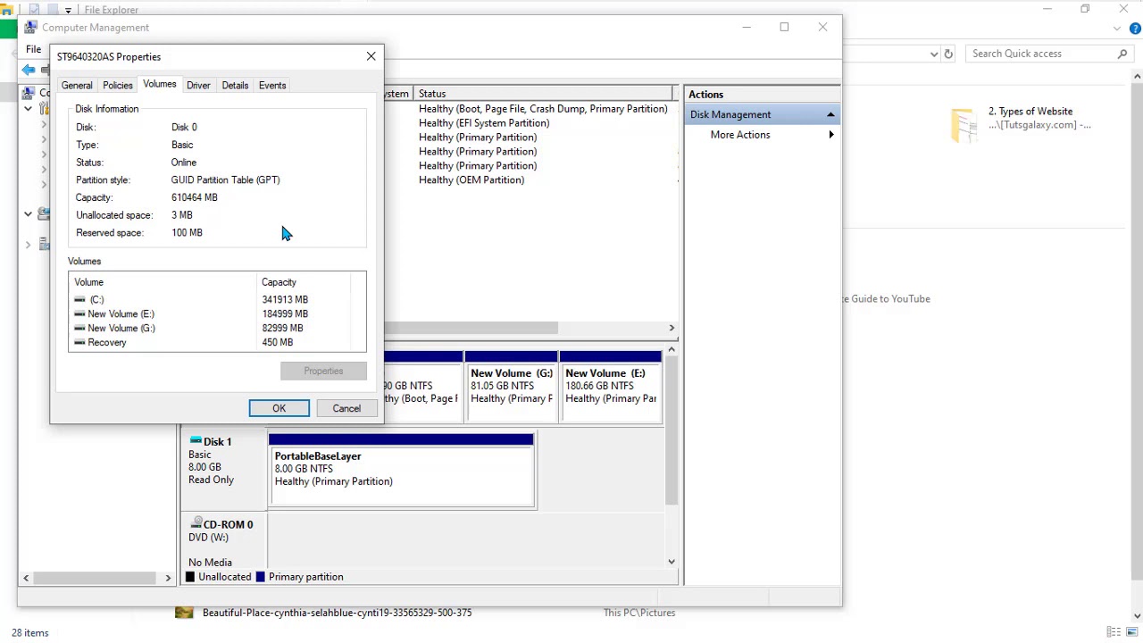 HOW TO CHECK IF A DISK DRIVE IS MBR OR GPT