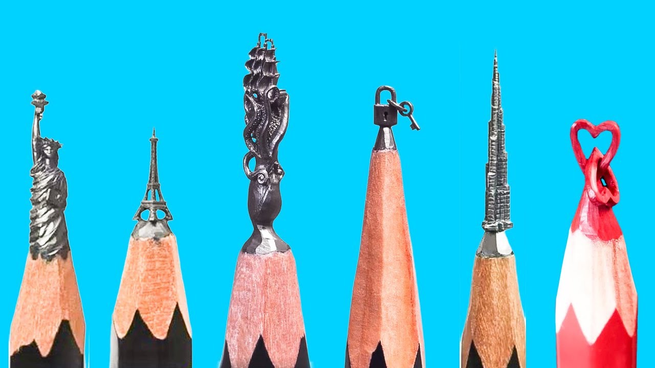 IMPRESSIVE ART ON THE TIP OF A PENCIL